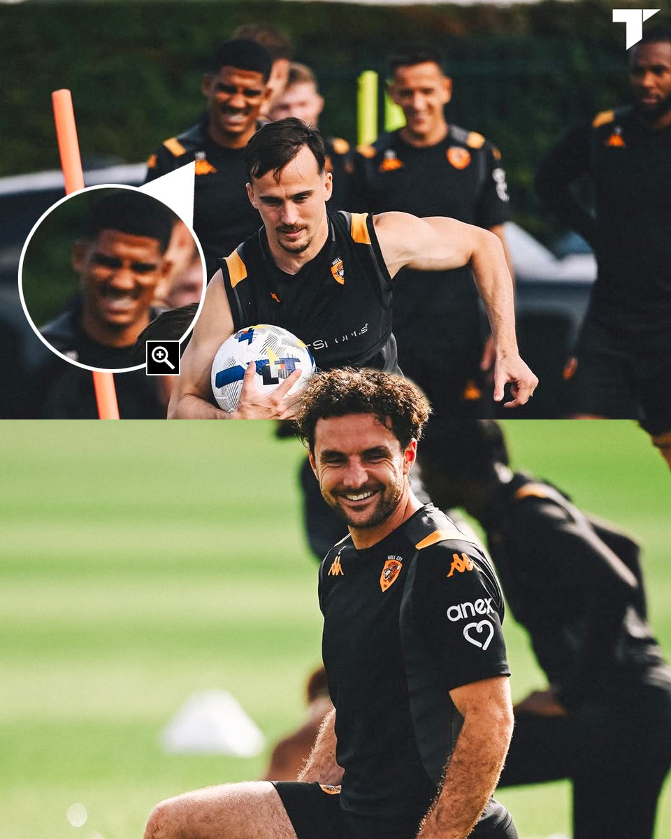 TigersNewsroom's tweet image. The vibes are good in the Hull City camp 🔥🧡

(📸: @hullcity)

#HCAFC
