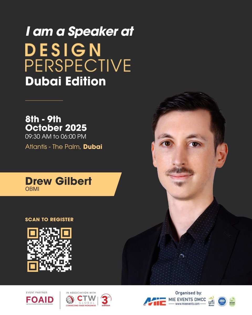 Thank you for the invitation to be a speaker at <a href="/Dperspective_/">Design Perspective India</a>  discussing #technology and #AI in #Architecture and #InteriorDesign <a href="/LoveThatDesign1/">Love That Design</a> #drewgilbert
