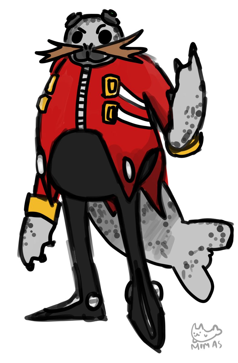 BtwMimas's tweet image. #sealtober Day 2: Mad scientist...
(he's listed as one on wikipedia ok!!)#sealtwt