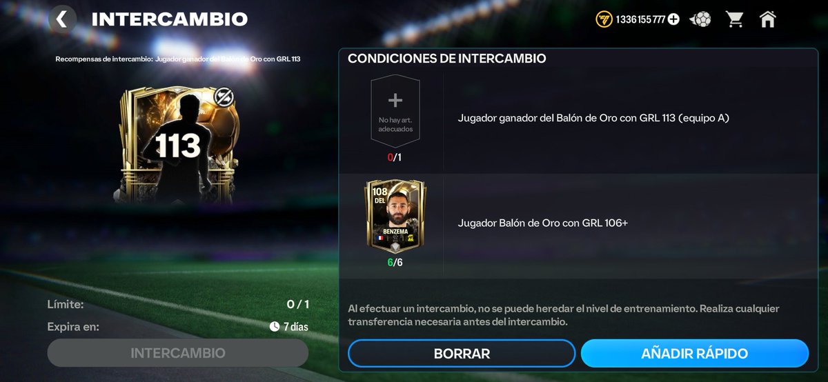 juanfran_ab's tweet photo. @HDWolvie @tutiofifa porque no puedo intercambiar?por ser intransferible?esta bug??con roberto carlos me dejaba esta mañana en el de 112....tb intransferible https://t.co/zYHledfSMP