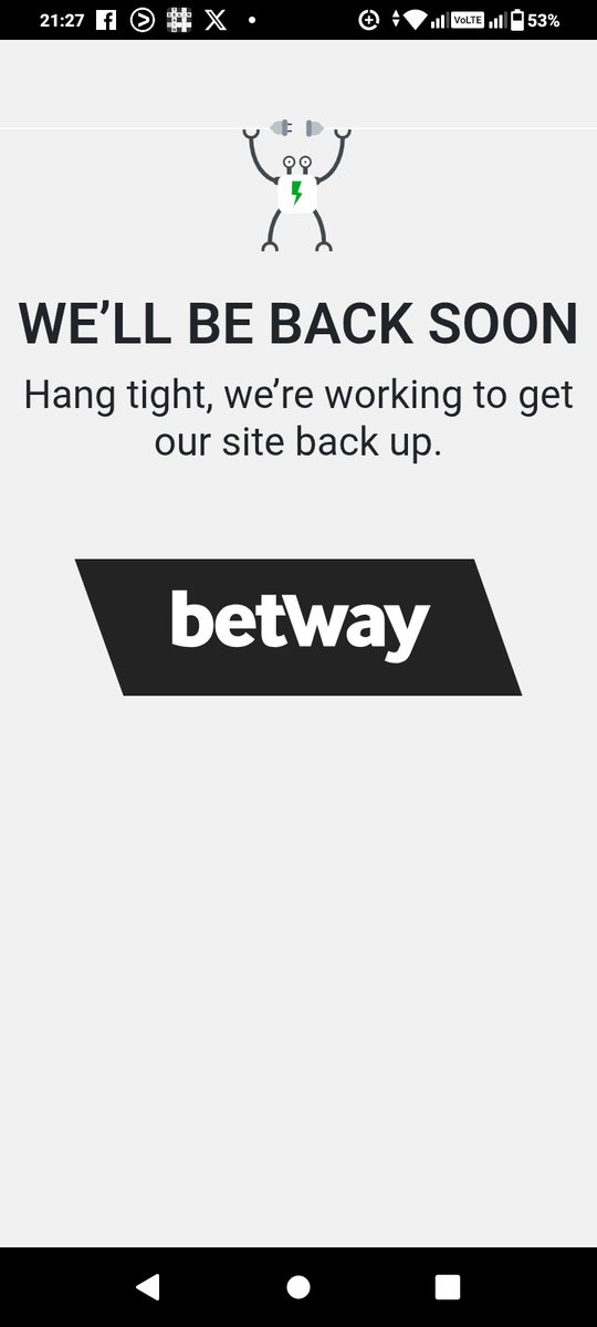I need a new bookie ...Betway is acting up a lot nowadays 💔