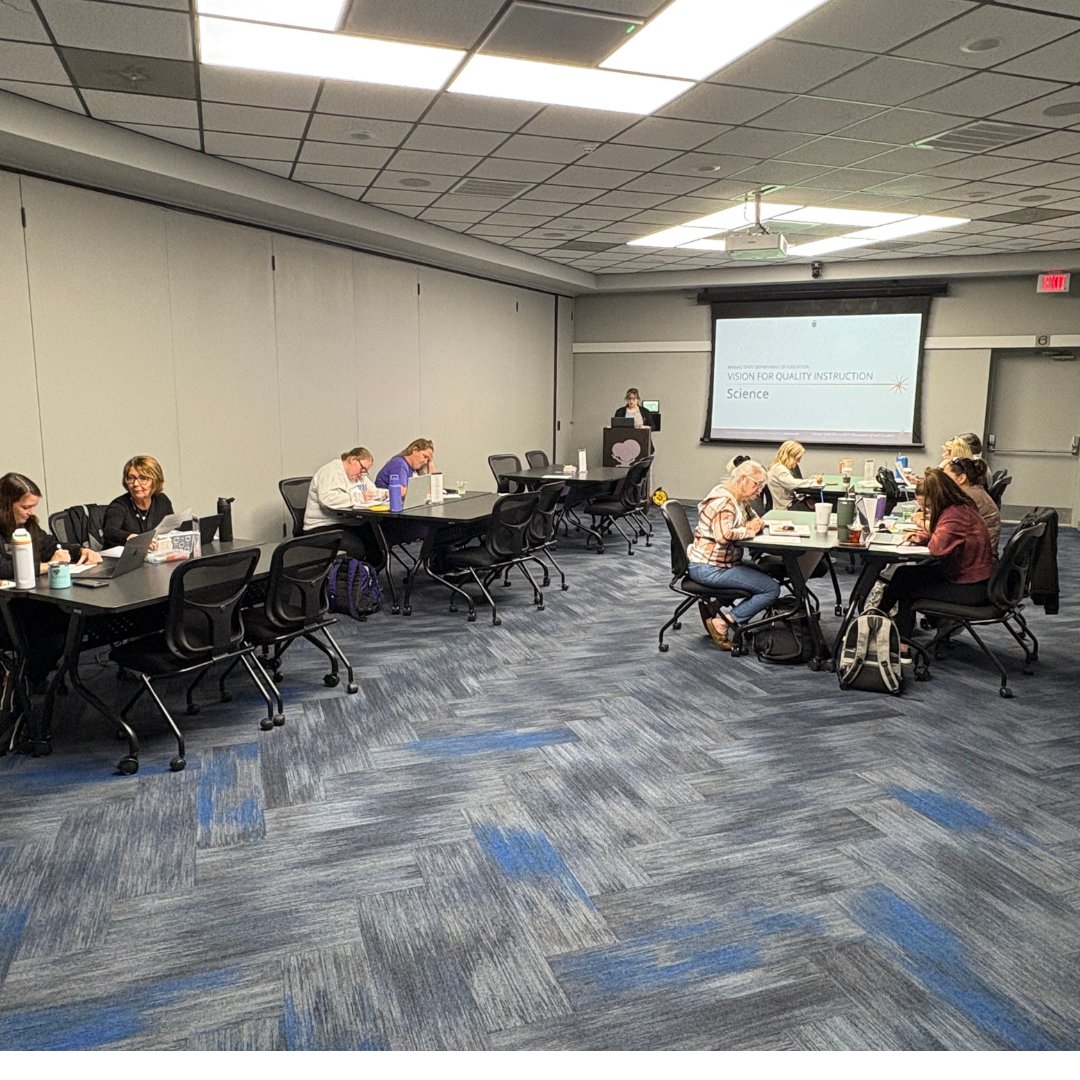 GreenbushESC's tweet image. Stephanie Alderman-Oler (KSDE) helped K-12 science teachers explore the Vision for Quality Science Instruction—sensemaking, phenomena-based learning, 3D instruction, collaboration, and local relevance. 🌎💡 #STEM #ScienceEd @ksdehq