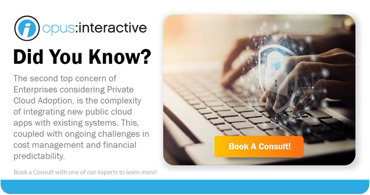 opusinteractive's tweet image. Follow for more!

#CloudComputing #CloudColocation #IaaS #ITSolutions