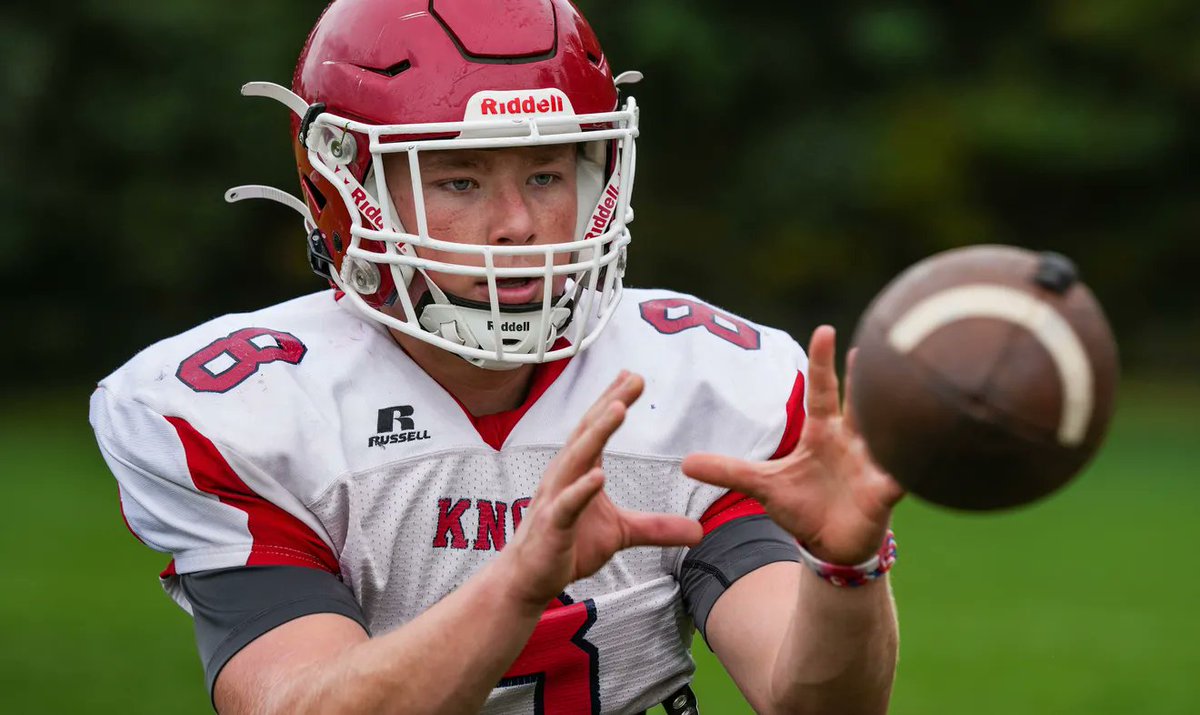 The nation's leading high school rusher is from Indiana. On Knox's Myles McLaughlin: bit.ly/3IGv8nK