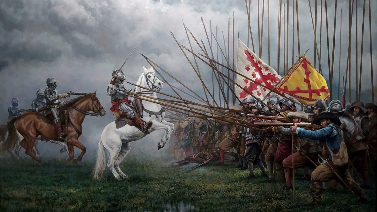ivanfamil's tweet photo. En 1572, en la Guerra de los Ochenta Años, una guarnición española resistía en Goes, rodeada por miles de rebeldes holandeses y tropas inglesas. Entonces tres mil hombres de los tercios realizaron una marcha imposible: cruzar el mar a pie para socorrerlos. Tira del hilo 🧵👇🏽👇🏽👇🏽 https://t.co/ihJJoSjc6m
