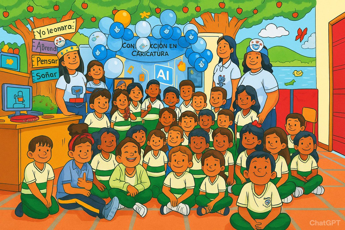 jaroldiazc's tweet photo. En IE8 #Maicao estudiantes, docentes y directivos reflexionan sobre el poder de la IA #DíaDeLaIA @CompuParaEducar @Ministerio_TIC @Mineducacion @DayofAI_USA @jhonjnr https://t.co/tDPam6mic9