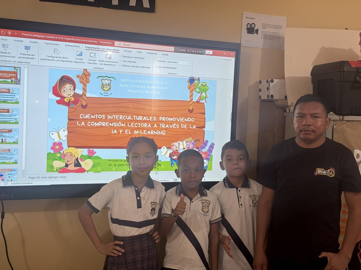 Jarold Díaz Carreño (@jaroldiazc) on Twitter photo En IE8 #Maicao estudiantes, docentes y directivos reflexionan sobre el poder de la IA #DíaDeLaIA <a href="/CompuParaEducar/">Computadores para Educar 💻</a> <a href="/Ministerio_TIC/">Ministerio TIC</a> <a href="/Mineducacion/">MinEducación</a> <a href="/DayofAI_USA/">DayofAI.org</a> <a href="/jhonjnr/">Jhon Núñez Rondón</a> En IE8 #Maicao estudiantes, docentes y directivos reflexionan sobre el poder de la IA #DíaDeLaIA <a href="/CompuParaEducar/">Computadores para Educar 💻</a> <a href="/Ministerio_TIC/">Ministerio TIC</a> <a href="/Mineducacion/">MinEducación</a> <a href="/DayofAI_USA/">DayofAI.org</a> <a href="/jhonjnr/">Jhon Núñez Rondón</a>
