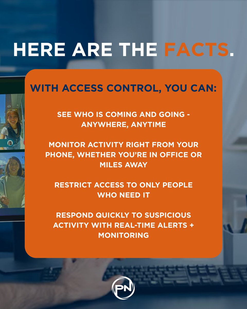 Locks don’t tell the full story. Access control = visibility + control. 🔑 
Security starts with knowing. #AccessControl #PremierNetworx