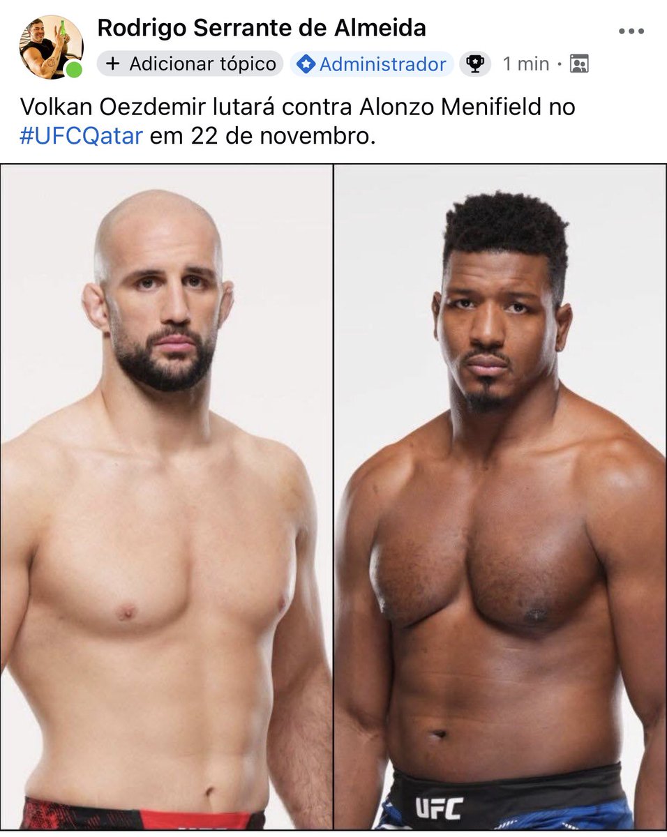 MmapunhodeFerro's tweet photo. #UFCQatar #ufc @BigMarcel24 fonte.. https://t.co/no0GhKsIsR