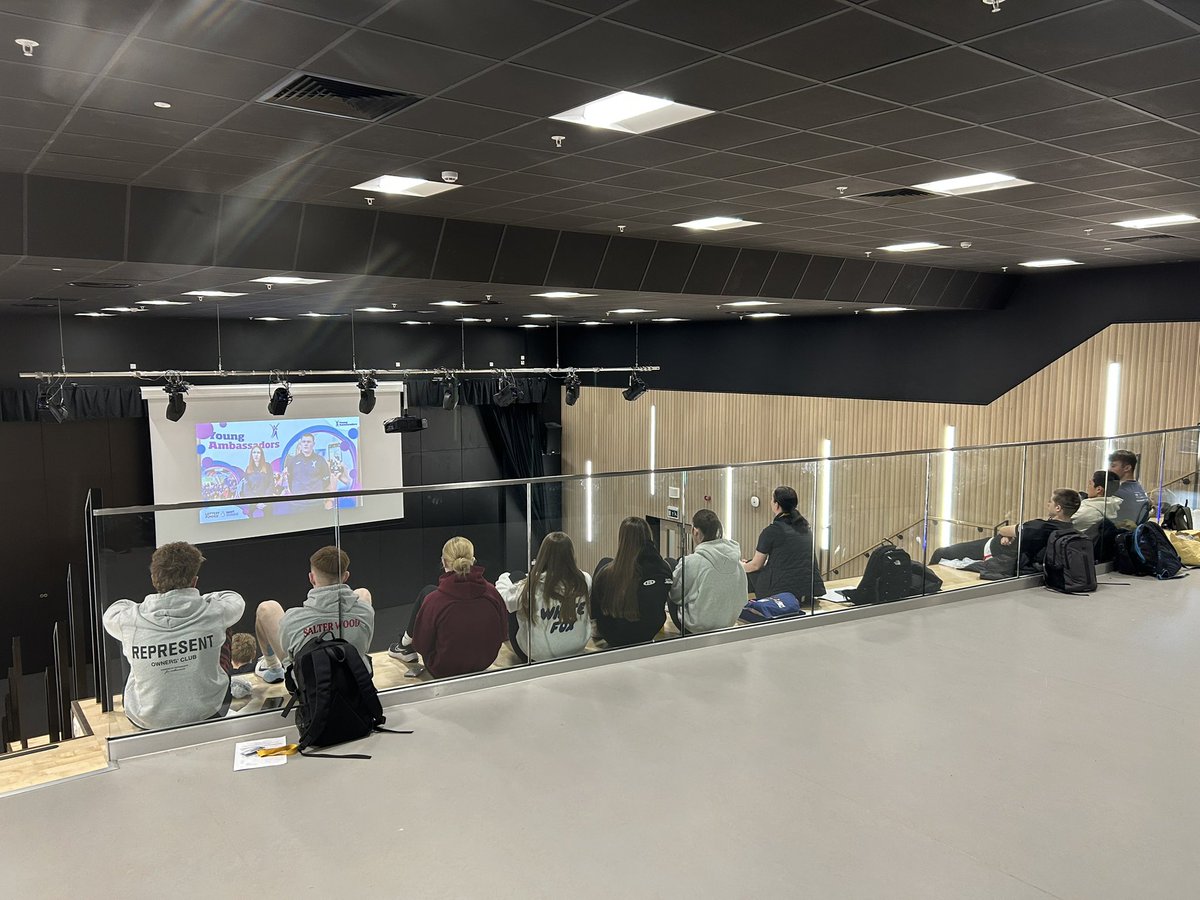 RossHighSport's tweet photo. Introducing your new Ross High School Young Ambassador’s! Today they attended the conference with other EL YA’s and then took part in a workshop led by our Active Schools Team! #ProudToBeRoss https://t.co/jDHyQGXxQk