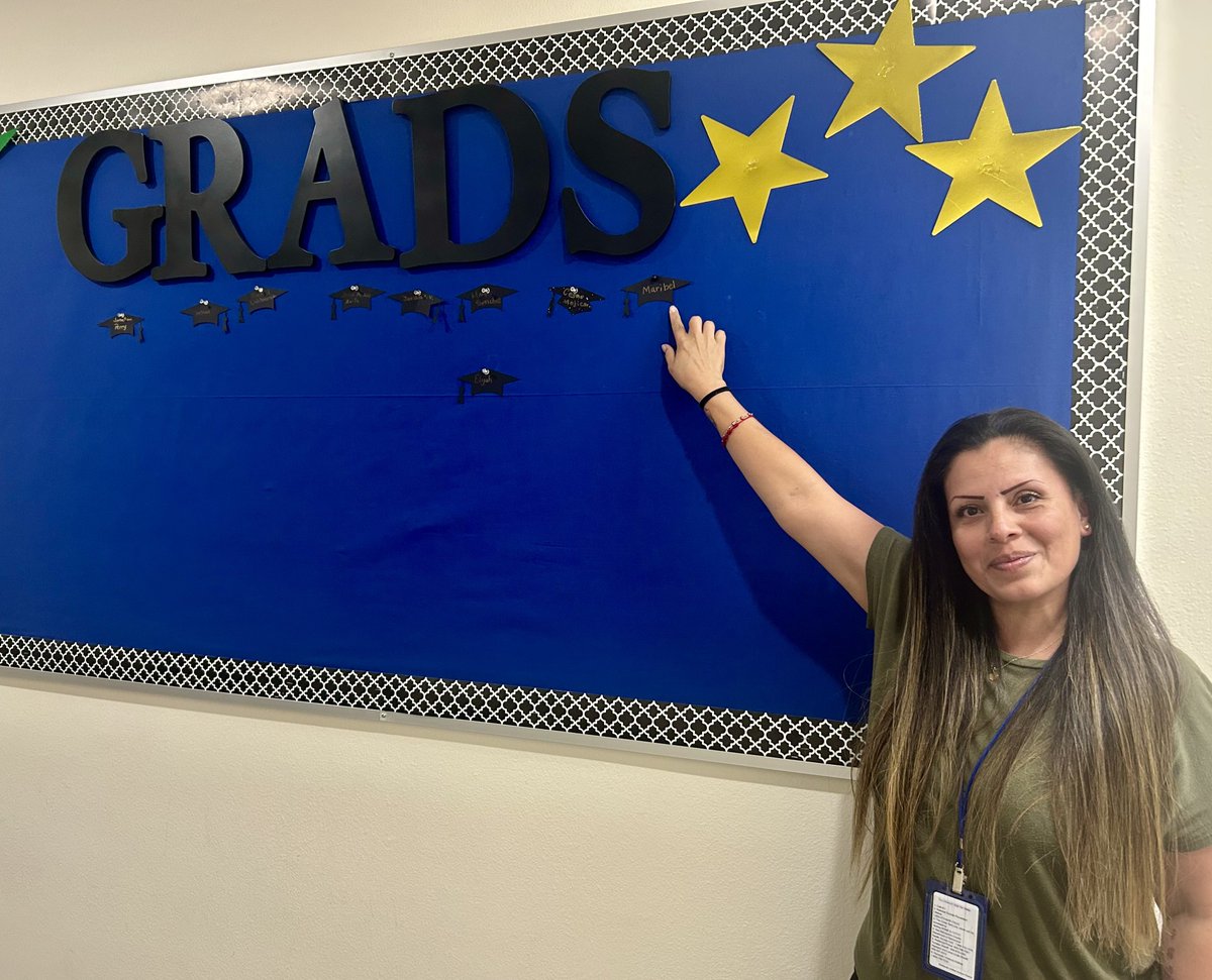 🎓 Graduate Spotlight  📷 Congratulations, Maribel! 📷  #StudentSuccess #redlandsadultschool #AEmatters