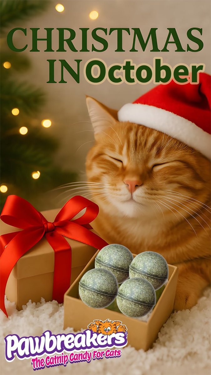 MrCatnip_222's tweet image. SantaPaws can come early! Has your kitty been good?
wix.to/eUBM4oW
Or, search for Pawbreakers on Amazon!