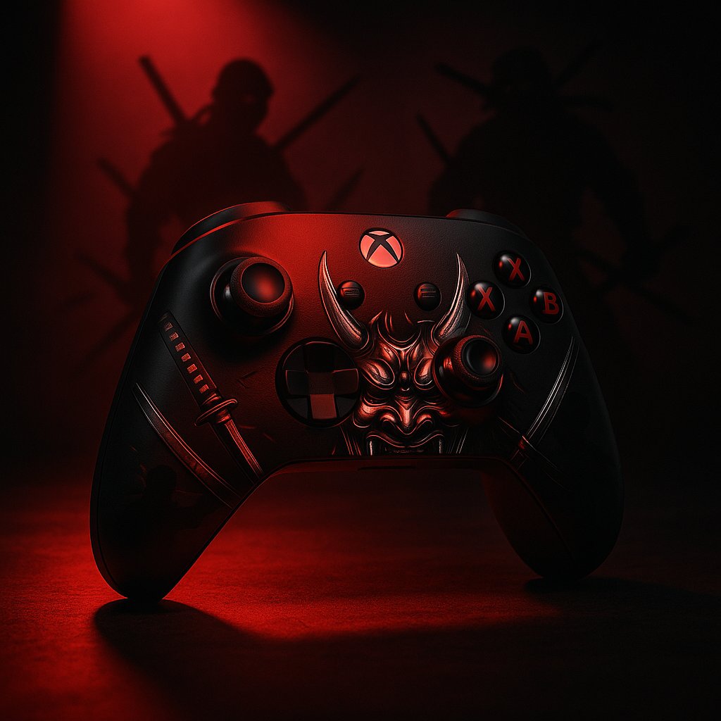 CliggsTV's tweet image. Xbox just dropped official Ninja Gaiden 4 controllers 🔥 Katana-inspired designs via Design Lab (Standard + Elite).
#NinjaGaiden4 #XboxController #GamingGear