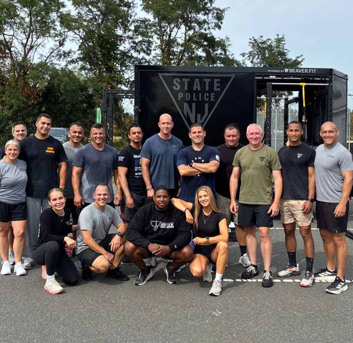 Great Workout Today With These Awesome State Troopers 😤💪 #NewJerseyStateTroopers #newjersey #statetroopers