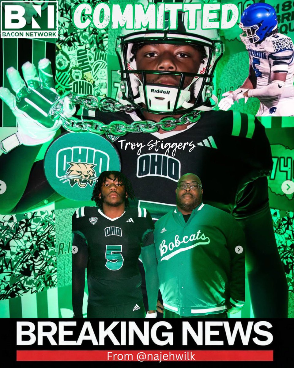 Najeh Wilkins (@najehwilk) on Twitter photo 🚨Breaking 🚨 2026 DL Troy Stiggers From Stephenson High School (Dekalb, Ga) has committed to Ohio, he tells me. The senior defensive lineman chose the Bobcats over Old Dominion, Georgia State, and Toledo.
Video: youtube.com/live/zpaO6ofoM…
<a href="/NEGARecruits/">Northeast Georgia Recruits</a> <a href="/SoutheastElite_/">Southeast Elite Prospects</a> 🚨Breaking 🚨 2026 DL Troy Stiggers From Stephenson High School (Dekalb, Ga) has committed to Ohio, he tells me. The senior defensive lineman chose the Bobcats over Old Dominion, Georgia State, and Toledo.
Video: youtube.com/live/zpaO6ofoM…
<a href="/NEGARecruits/">Northeast Georgia Recruits</a> <a href="/SoutheastElite_/">Southeast Elite Prospects</a>