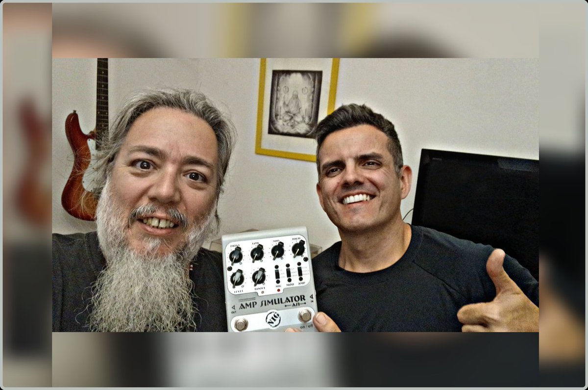 andreevaristo's tweet image. Visita mais do que ilustre à minha goma! Meu querido @carlosbmr me trouxe essa belezura, o famoso AS1 da @nigmusic que agora vai turbinar meu setup e me ajudar a detonar nos palcos e gravações.
#nigmusic #ampsimulator #pedal #stomp #guitar #music #live #studio #recording #audio