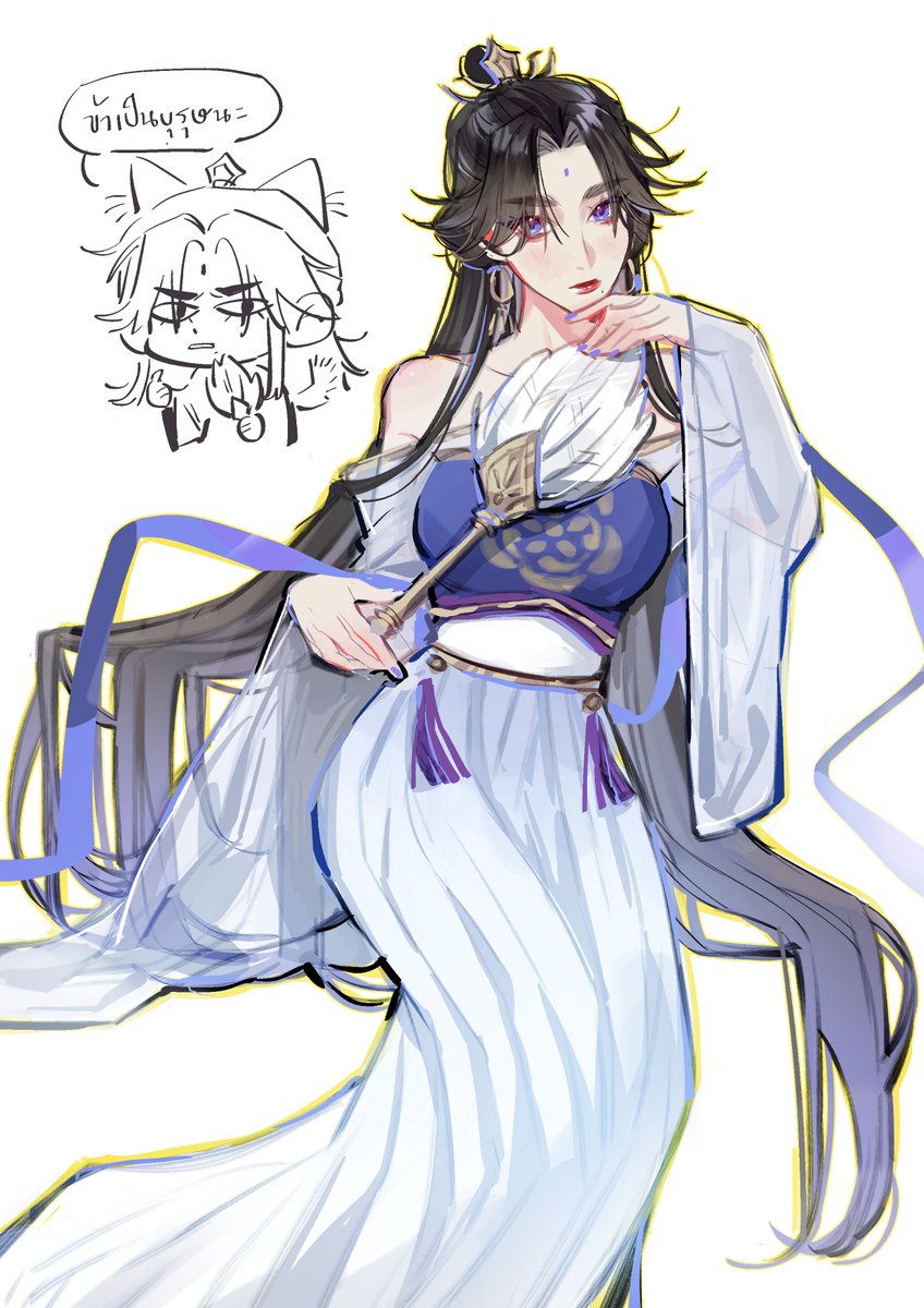 Shouyue_TSH's tweet photo. (รีวาดร่างสาวค่ะ><) https://t.co/TE8iDvSK6l