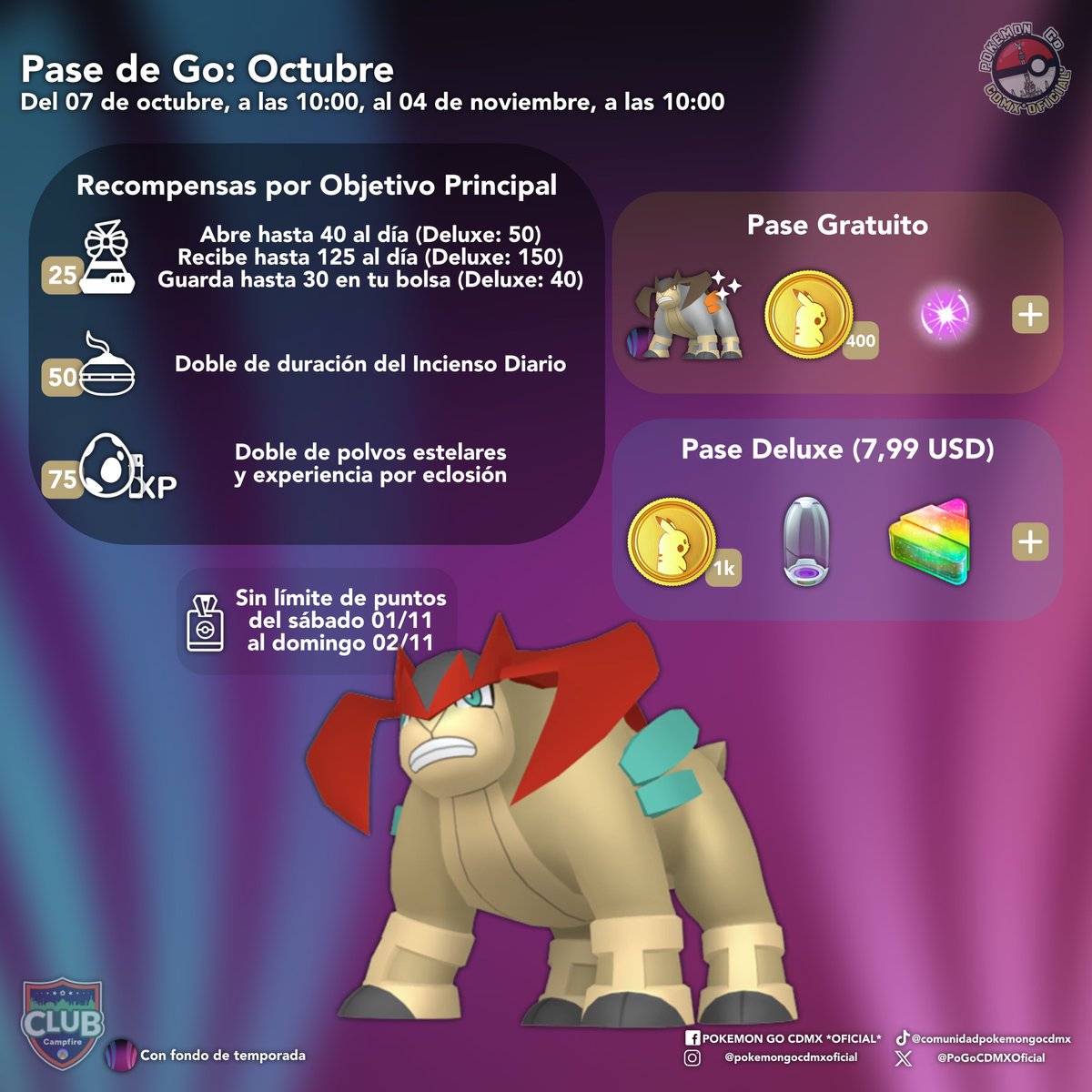 COMUNIDAD POKÉMON GO CDMX *OFICIAL* tweet media