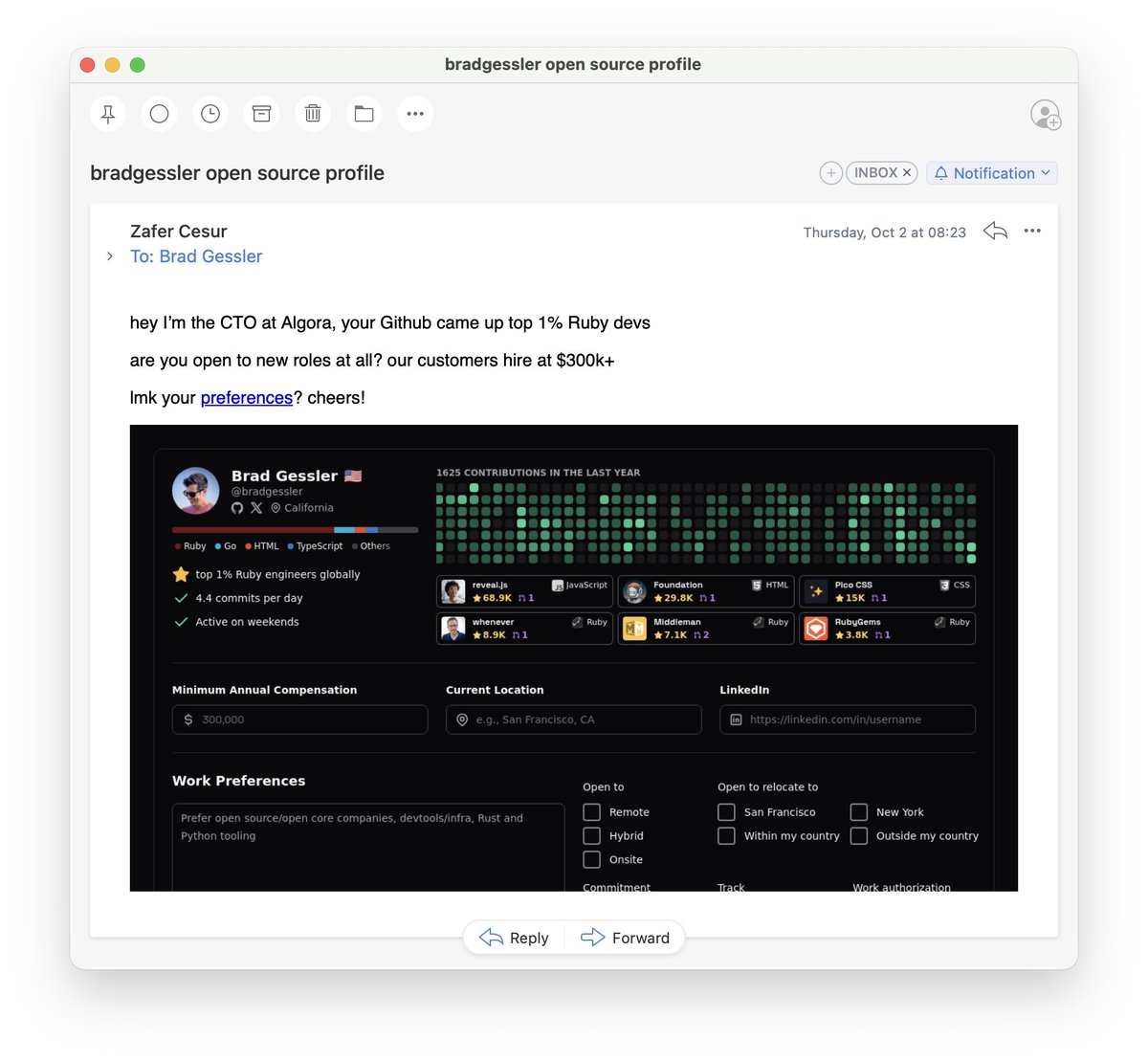 Brad Gessler tweet media