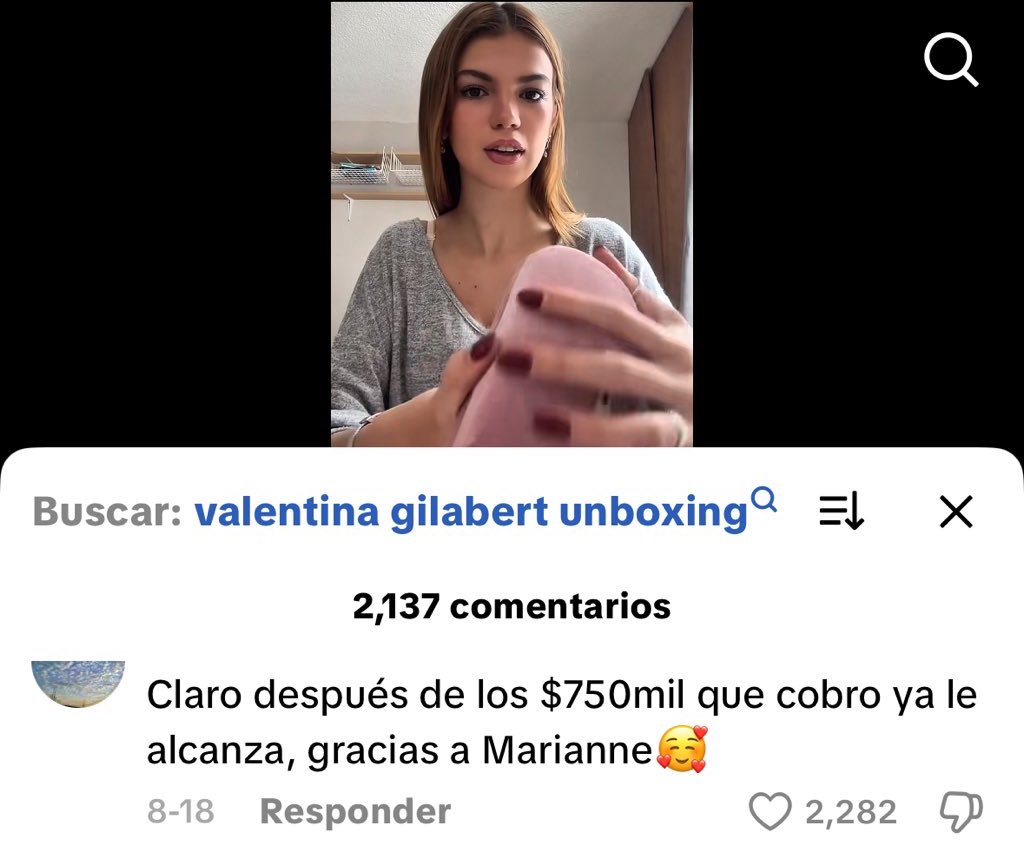 No puedo creer que haya gente tan ESTÚPIDA. ¿De verdad piensan que está bien hacer comentarios pasivo-agresivos burlándose de su poder adquisitivo y sacando en cara el dinero de una conciliación que se dio porque CASI LA MATAN? A VER SI PONEN A FUNCIONAR UNA NEURONA, UNA TE PIDO