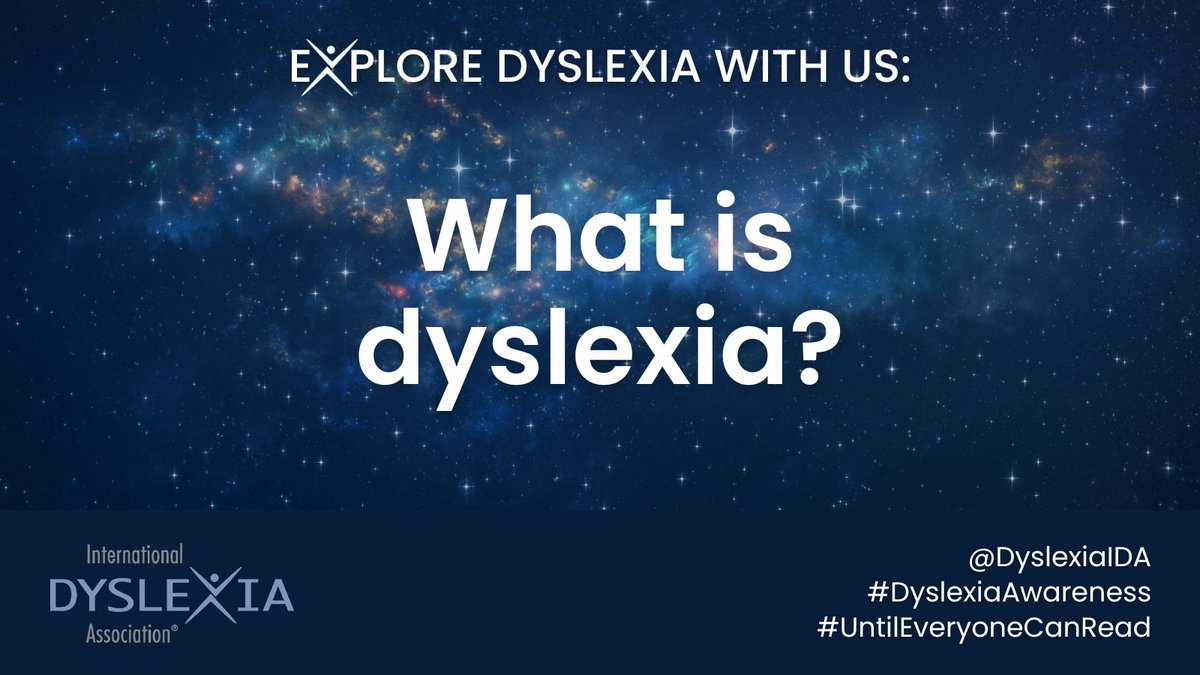 DyslexiaIDA's tweet photo. What is dyslexia?
Dyslexia is a language-based learning disability. Dyslexia refers to a cluster of symptoms, which result in people having difficulties with specific language skills, particularly reading.  #DyslexiaAwareness #UntilEveryoneCanRead https://t.co/1wc79DUbiV