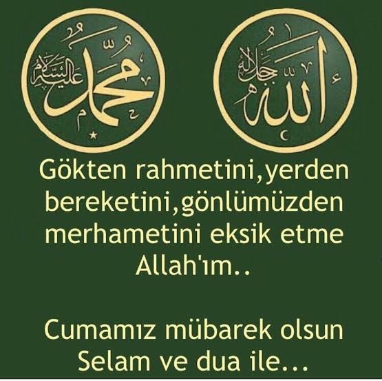 ESSELAMU ALEYKÜM CUMA AKŞAMINIZ ve  CUMA BAYRAMINIZ HAYIRLARA VESİLE OLSUN AMİN AMİN AMİN AMİN AMİN AMİN AMİN