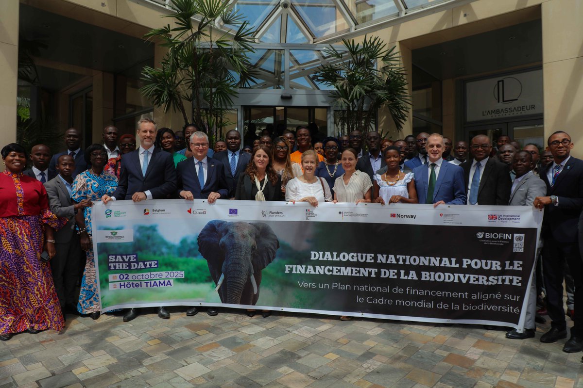 Lancement officiel de #BIOFIN 🇨🇮!
La Biodiversité 🇨🇮 est fortement menacée. 
Avec BIOFIN, nous pouvons transformer l’urgence en opportunité avec des Emplois verts, des Investissements durables et la Biodiversité préservée.
<a href="/Gouvciofficiel/">Gouvernement de Côte d'Ivoire</a> <a href="/UNDPAfrica/">UNDP Africa</a> <a href="/ONU_CIV/">Nations Unies Côte d'Ivoire</a> <a href="/Mineddteci/">Min de l'Environnement et du Développement Durable</a>