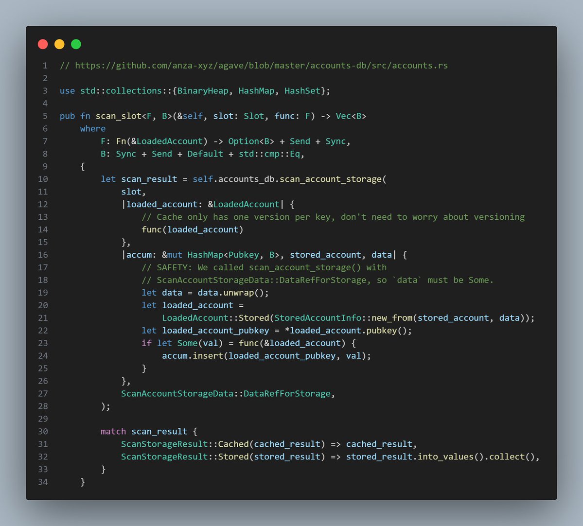 0xpheus's tweet image. I&apos;m currently on a journey of learning #DataStructuresandAlgorithms and what better way to supplement that knowledge than to check out their implementation on the 
@solana
 source code. I noticed that #hashmaps were used ingeniously in this function below:
🧵