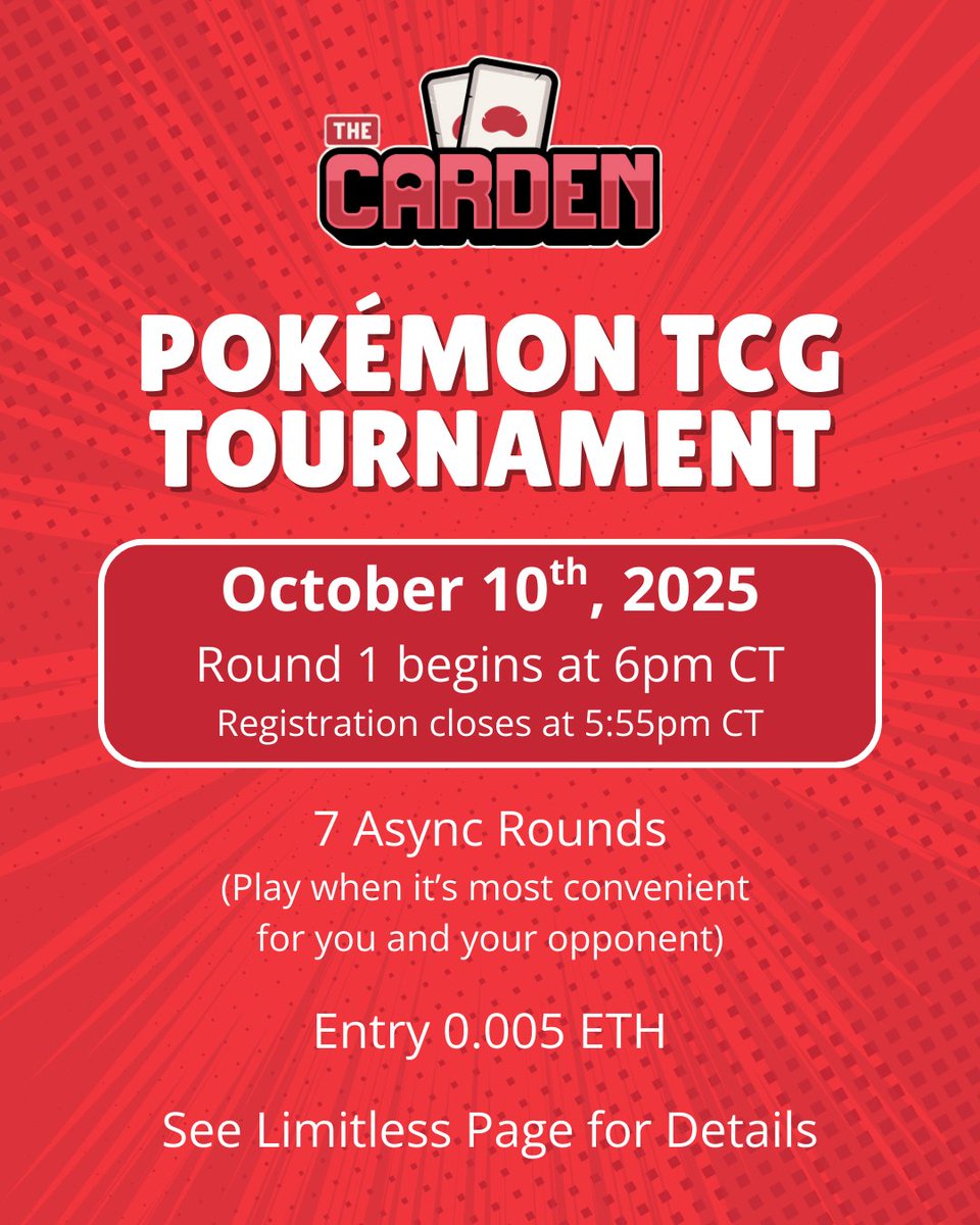 How are those Mega builds coming? 👀

Have you signed up yet for the tourney yet? You have a little more than a week left!

SIGN UP YOU COWARD... and show us with your Lucario is made of. 😘

play.limitlesstcg.com/tournament/68c…