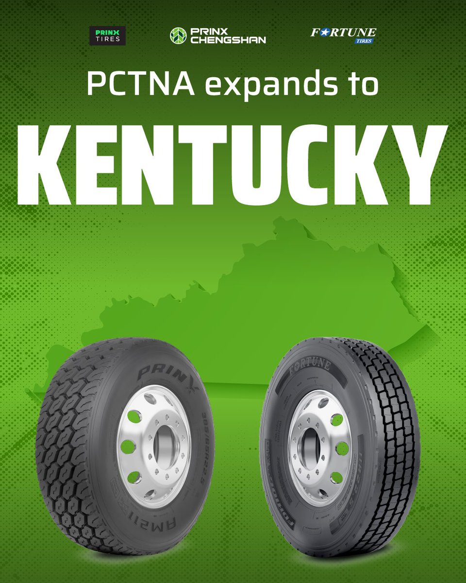 We’ve expanded! 🎉 

Our new Kentucky warehouse is a hub for Fortune TBR, Prinx TBR &amp; all-steel Fortune/Prinx STR — with 80+ SKUs for faster delivery &amp; better dealer support. West Coast coming Q1 2026! 🚚
#PrinxTires #FortuneTires #ExpectMore #PracticalPerformanceForTheLongHaul