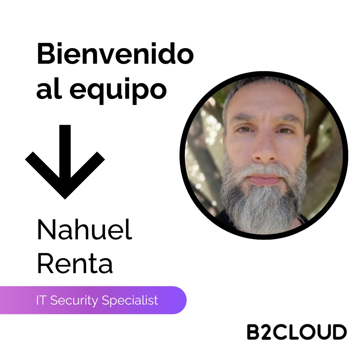 b2cloudtech's tweet image. 🚀¡Nuevo B2CLOUDER!
Damos la bienvenida a Nahuel Renta como IT Security Specialist 🔐.
Su misión: monitorear, detectar y responder a incidentes de seguridad para proteger los activos tecnológicos y garantizar continuidad del negocio. 💪
🎉¡Bienvenido, Nahuel! 
 #Ciberseguridad…