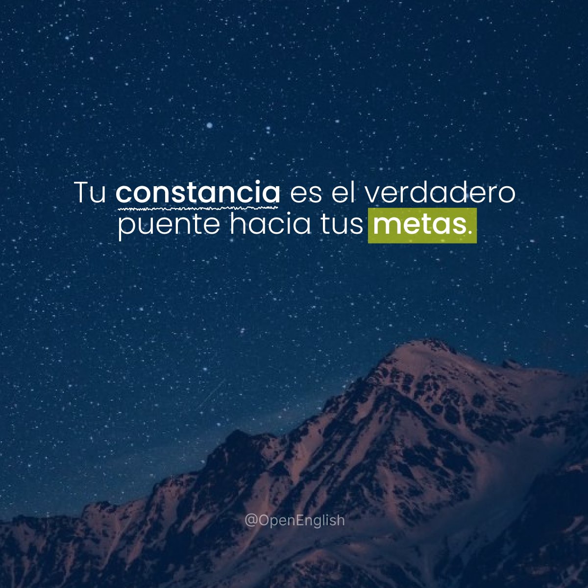 OpenEnglish's tweet image. ✨ Aprender inglés no es cuestión de suerte, sino de constancia. Cada día que practicas, construyes el puente que te acerca a tus metas. 🌉💪 👉 Cuéntanos, ¿qué pequeño hábito usas para mantenerte constante en tu aprendizaje? #Openenglish #MotivaciónDiaria #InglésParaTi…