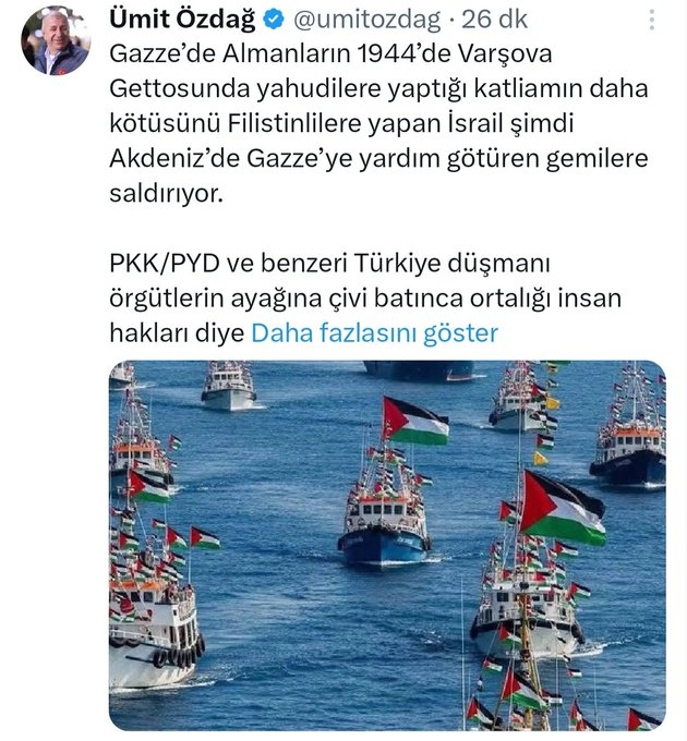 dd_grubu's tweet photo. 🇮🇱☠️
İsrail terör örgütüne destek vererek Starbucks giden MOSSAD ajanı Ümit Özdağ ve Zafer'ci itler, İsrail'i eleştiriyor(!)
Münafıklar böyledir; konuştukları gibi yaşamazlar ve yaşadıkları gibi konuşmazlar! https://t.co/rqbaV0ytOr