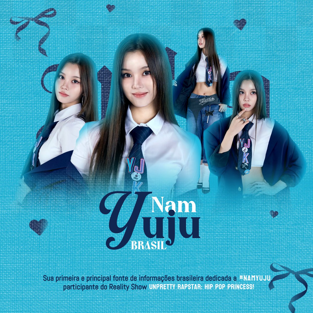 Sejam bem vindos a sua primeira e principal fonte de informações brasileira dedicada a #NAMYUJU, participante do Reality Show Unpretty Rapstar: HIP POP Princess! | Reserva: <a href="/NamYujuBr/">NAM YUJU BRASIL</a>

#NAMYUJU #남유주 #힙팝프린세스 #HipPopPrincess