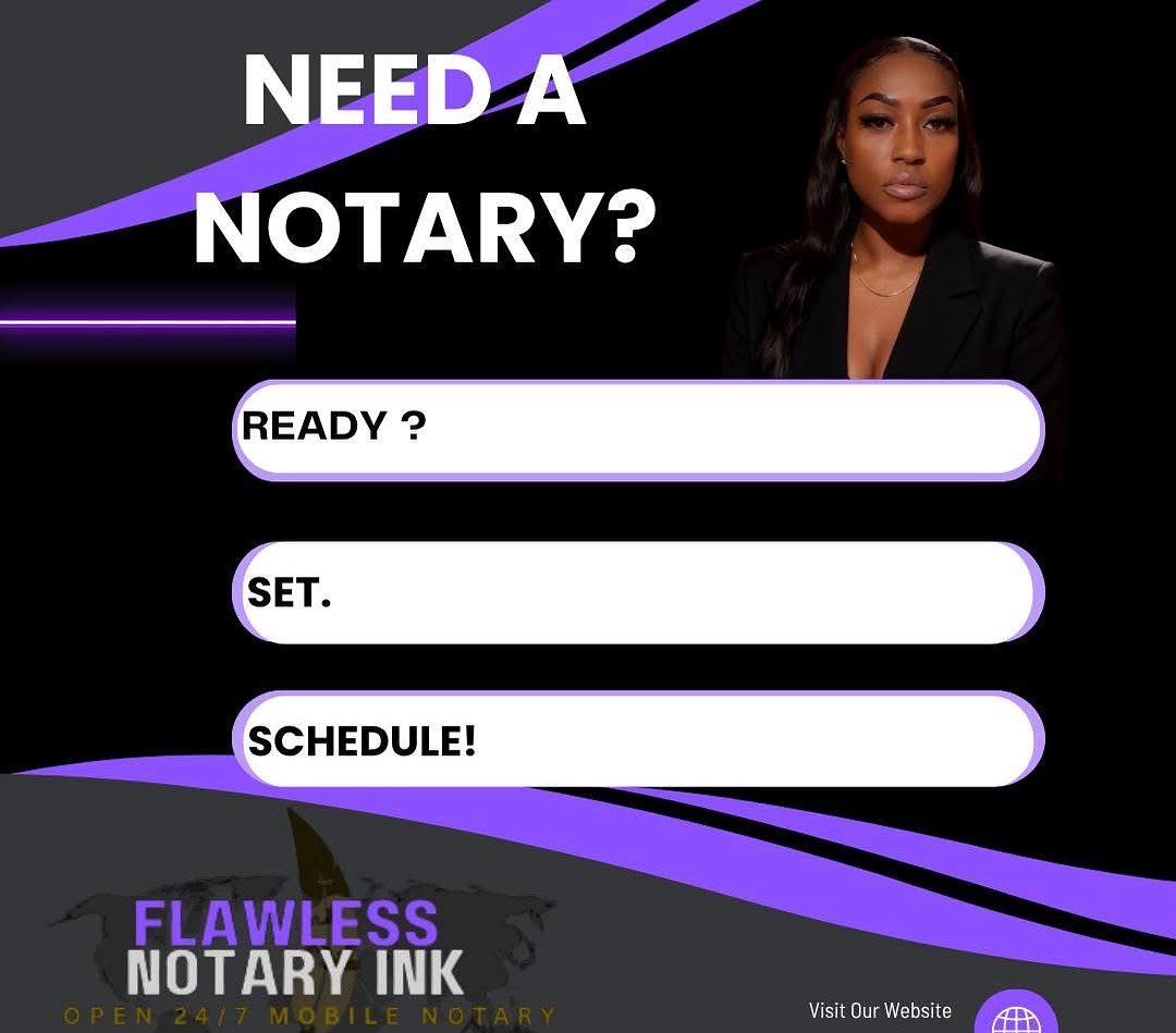 beeoceanside's tweet image. In need of a Notary? Look no further, we’ve got you covered at Flawless Notary Ink ✍🏾 
#floridanotarypublic #notarysigningagent #browardcounty
