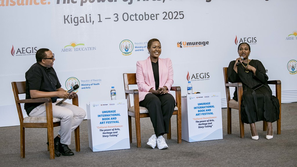 Day 2 of #UmurageFestival spotlighted multilingualism in Rwandan literature.
“Write from the philosophy of your mother tongue.”
“Translation is transformation — identity, memory, meaning.”
Also explored: pain &amp; healing, digital access, and Rwanda’s reading culture.