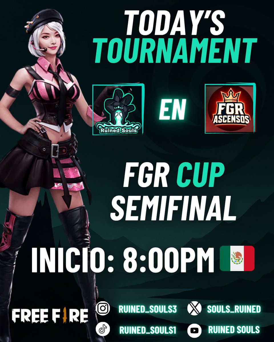 souls_ruined's tweet photo. Hoy tenemos torneo en #FreeFire esperamos que la escuadra de NA nos demuestre gran nivel y puedan pasar a la final de este torneo ❤️🏆
#ruinedsouls #GORS https://t.co/k8sskF0I7k