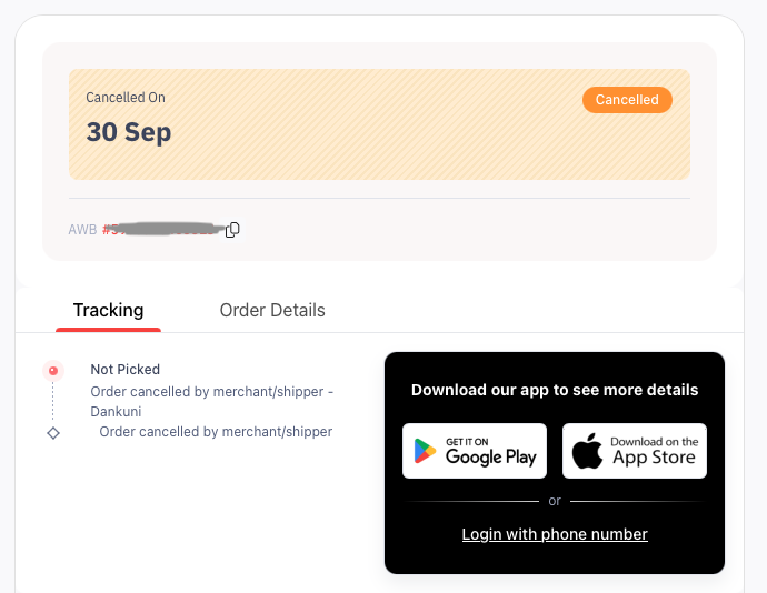 indianets's tweet photo. . @Flipkart is back with good offer cancellation trick as soon as BBD concludes. @flipkartsupport says the package is in transit which @delhivery says it was cancelled on Sept 30 after 3 failed pickups.

Now, they have revised the date to 8 Oct, and will parrot the same everyday. https://t.co/n9qVfMP7JC