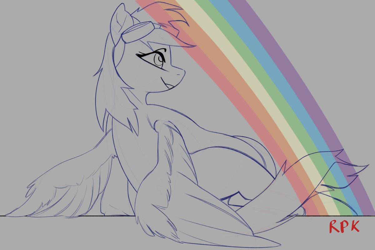 RealPakk_'s tweet image. Wonderbolt rainbow dash  

#mlp