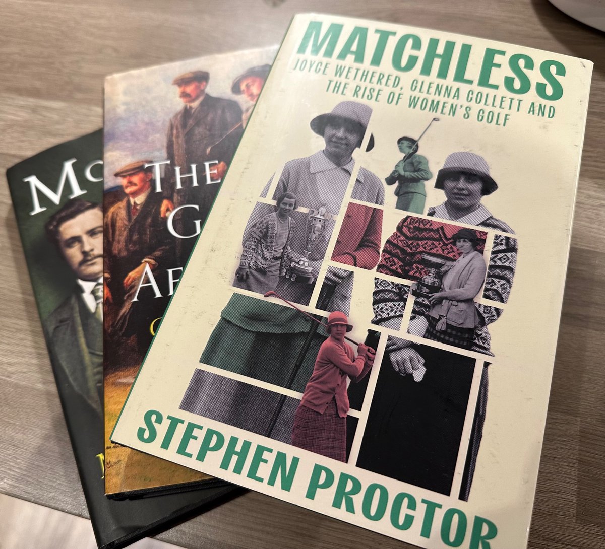The Triumvirate is complete. Can’t wait to get stuck into the latest from @SProctorGolf