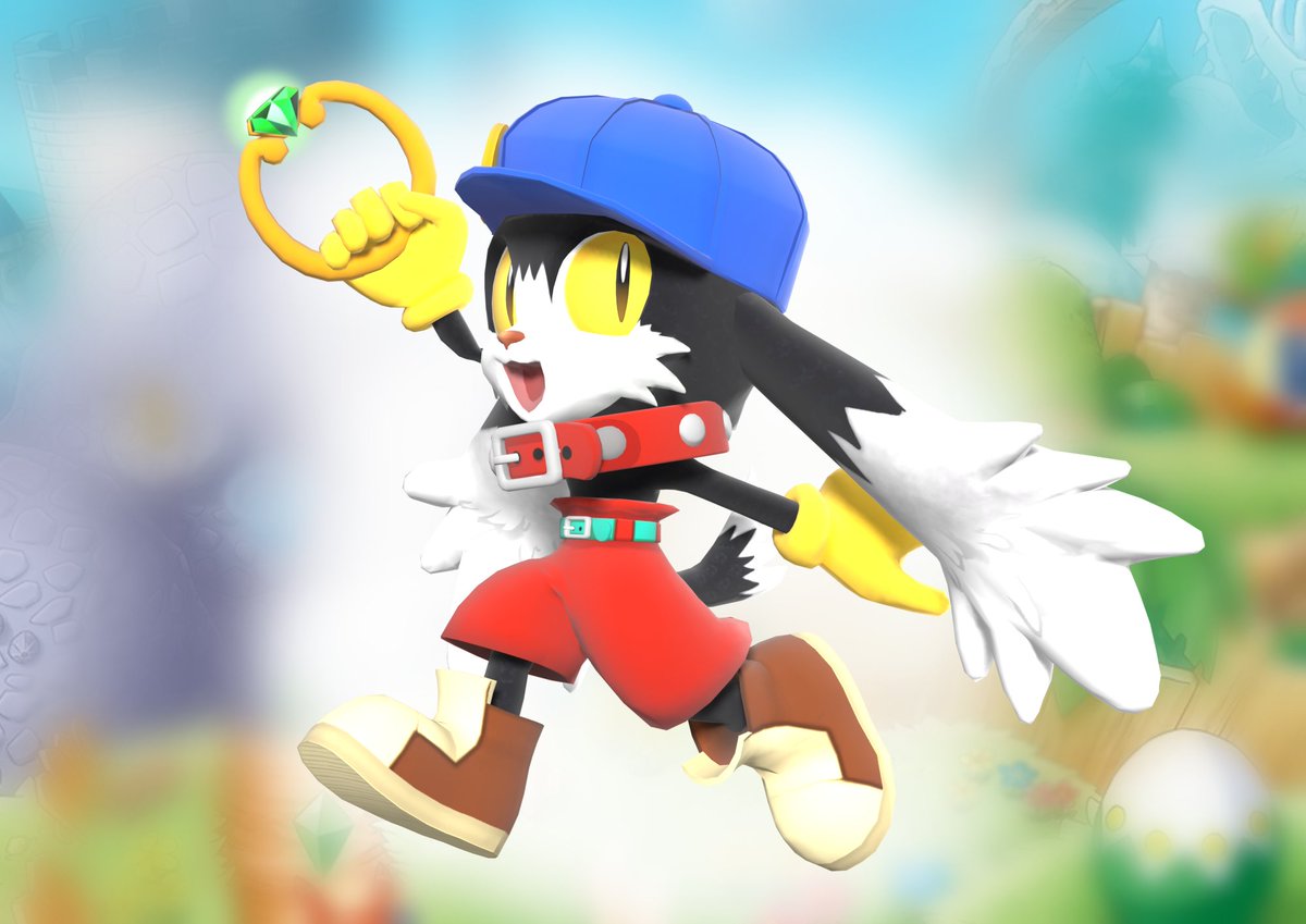 "WAHOO!"
Did a silly render with the Klonoa Phantasy Reverie DTP model for fun

Rig made by: <a href="/MarioHolo1/">Holo_3D (Requests Closed)</a> 
#klonoa #KLONOASWEEP #Klonoa #klonoafanart #Blender3d