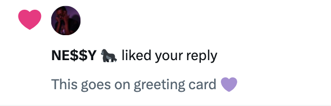 EvrlinkMeeps's tweet photo. Ohhhh 
Whats dis?
@NessyTheRilla Likes 
So HAPPY
Luv to NE$$Y, forever ❤️‍🔥
xx
#onchain #greetingcards https://t.co/WYXqytGP1w