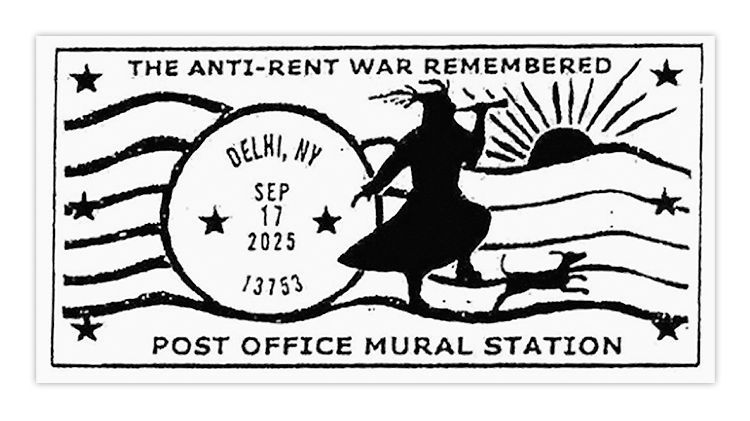 LinnsStampNews's tweet photo. Postmark pays homage to New Deal post office mural. https://t.co/6ax6bCRgTg #LinnsStampNews #PostmarkPursuit https://t.co/KowSRPdtCD