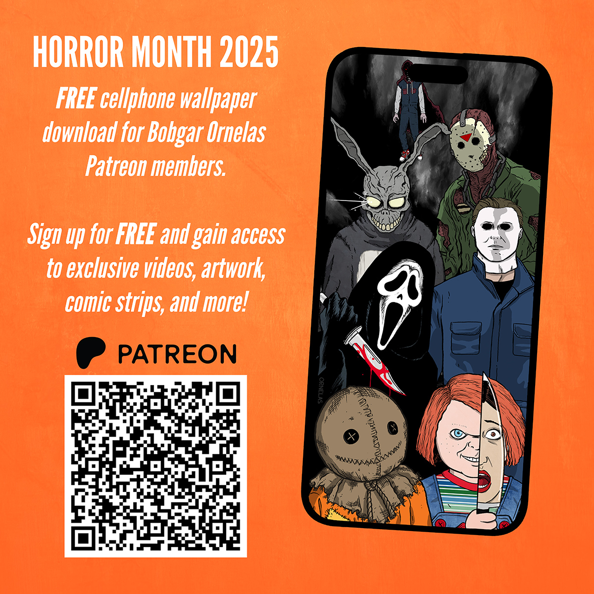slurmo's tweet image. #horrormonth is here. 

patreon.com/posts/horror-m… 

#buyornelasart