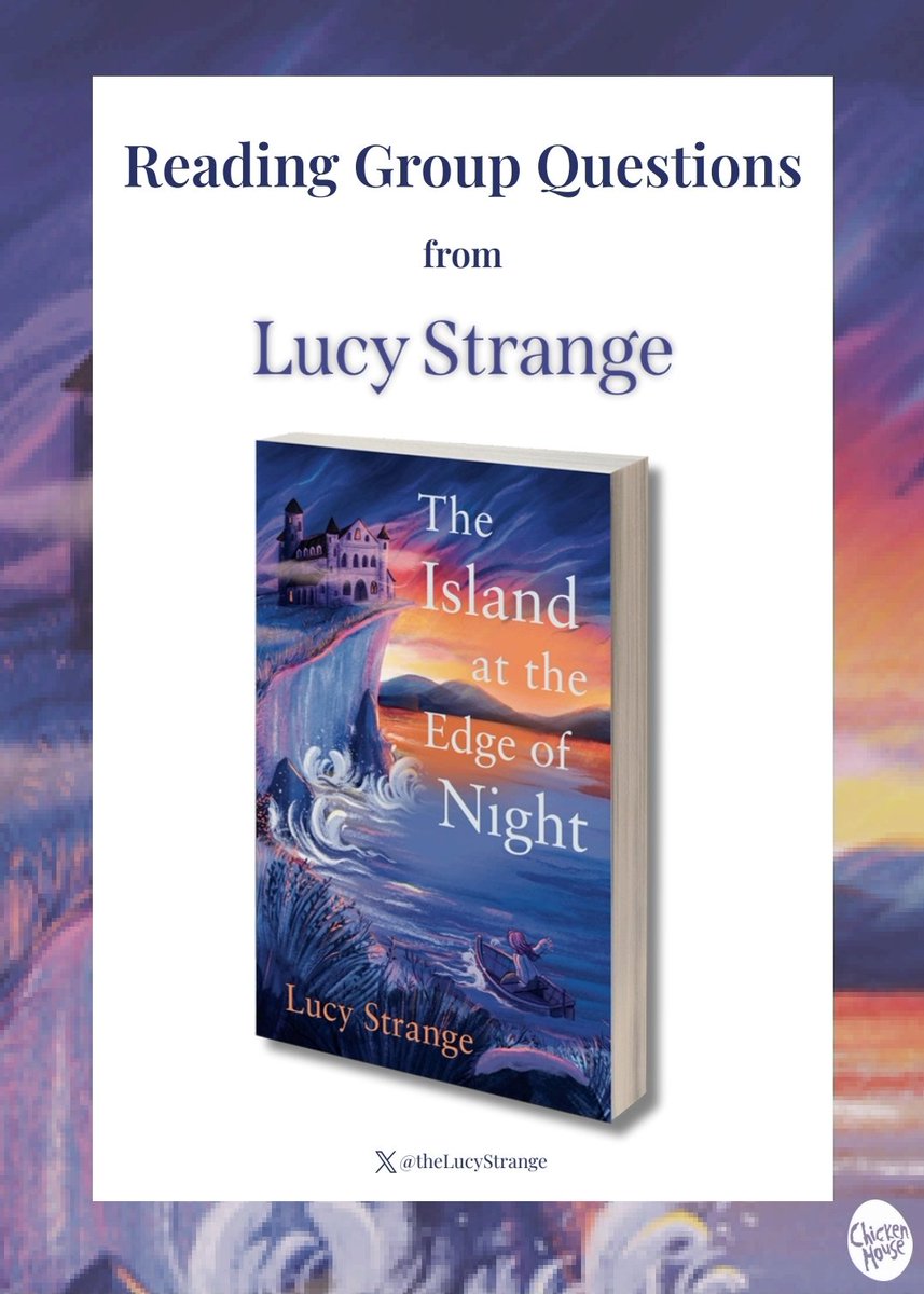 Teachers and school librarians - looky look! Brand new Reading Group questions for The Island at the Edge of Night now available on the <a href="/chickenhsebooks/">Chicken House</a> Schools' Hub - available to download here along with LOTS of other free fun stuff! 👇
chickenhousebooks.com/wp-content/upl…