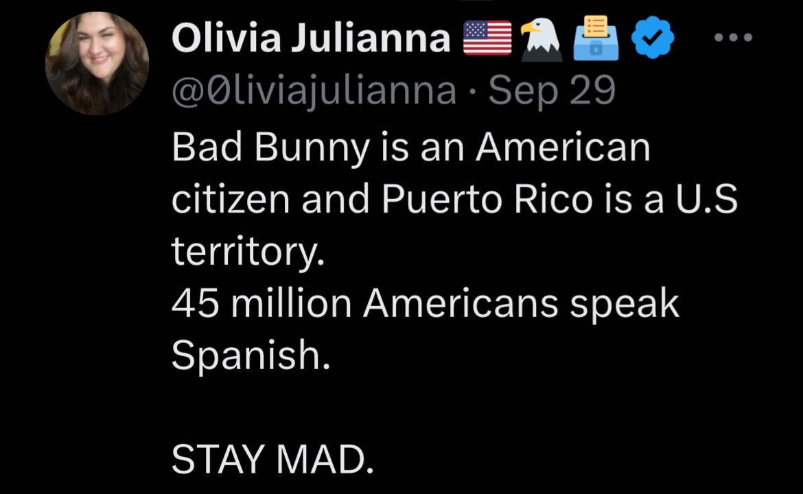 CarloBosques's tweet photo. Watch this be mostly ignored, while posts saying PR is “part of the USA” get shared like crazy.

I get where the sentiment comes from, the intention is good. But it ignores reality: PR isn’t part of the USA; it is OWNED by the USA. You’re not doing us any favors by ignoring it. https://t.co/JMuaxe76ah