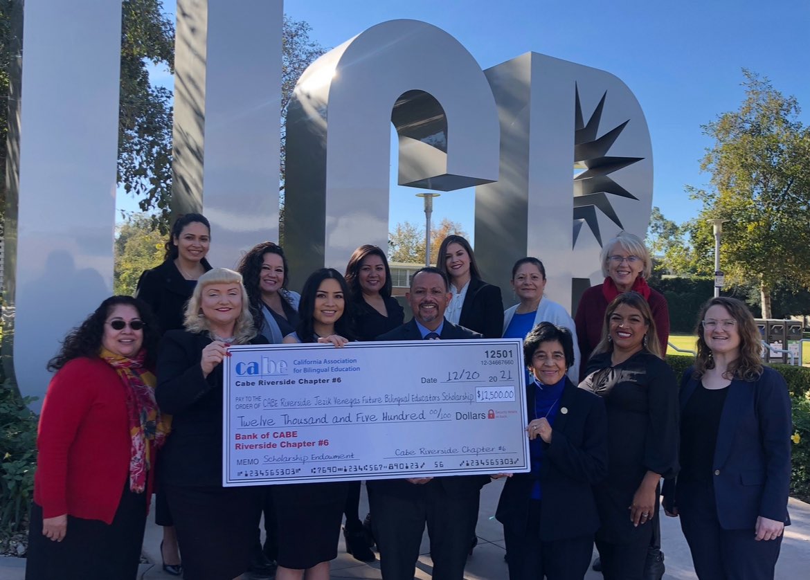 DrRenaeBryant's tweet photo. On Friday, Liz Ibarra and I represented our CABE Riverside Chapter #6 and met with UC Riverside UC Riverside, School of Education to have an update on the CABE Riverside & UCR Jezik Venegas Future Bilingual Educators $25,000 Endowed Scholarship we started in 2021. We gave $12,500 and the UCR Trustees matched it! 

https://t.co/Q6wGbpTmDS

#NationalCustodianDay #EdBranding #YourStoryMatters #BeAConnecter #dbcincbooks #fitleaders #TLAP #LeadLAP #ACSA #CALSA #CSBA #NSBA #CALSPRA #NSPRA #SuptChat #SchoolPR #TheVietPodcast #LanguageExplorers #RenaeBryant #DrRenaeBryant #leadership #AASAWELL #F4Leaders #ACSAUrbanEd