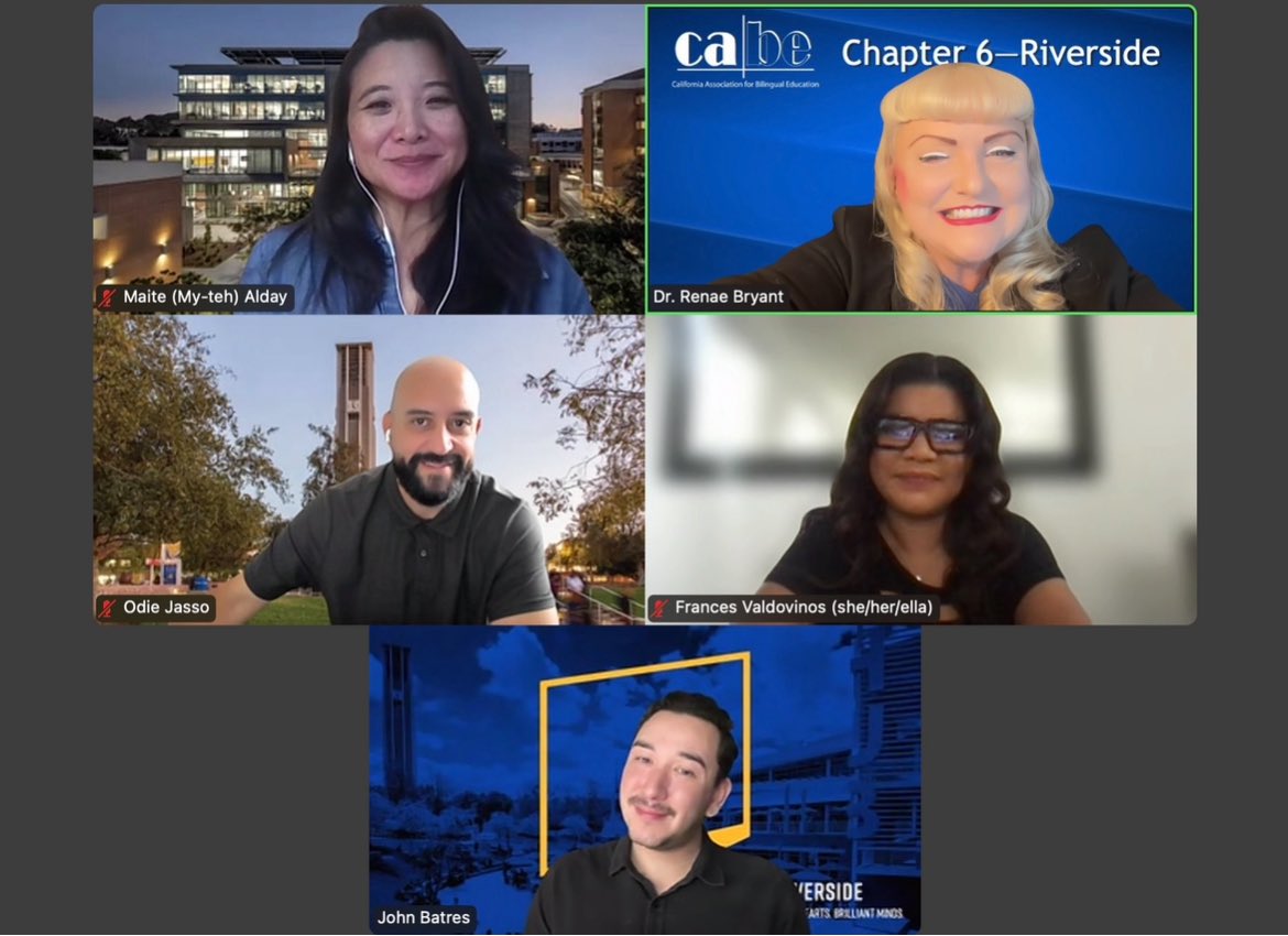 DrRenaeBryant's tweet photo. On Friday, Liz Ibarra and I represented our CABE Riverside Chapter #6 and met with UC Riverside UC Riverside, School of Education to have an update on the CABE Riverside & UCR Jezik Venegas Future Bilingual Educators $25,000 Endowed Scholarship we started in 2021. We gave $12,500 and the UCR Trustees matched it! 

https://t.co/Q6wGbpTmDS

#NationalCustodianDay #EdBranding #YourStoryMatters #BeAConnecter #dbcincbooks #fitleaders #TLAP #LeadLAP #ACSA #CALSA #CSBA #NSBA #CALSPRA #NSPRA #SuptChat #SchoolPR #TheVietPodcast #LanguageExplorers #RenaeBryant #DrRenaeBryant #leadership #AASAWELL #F4Leaders #ACSAUrbanEd