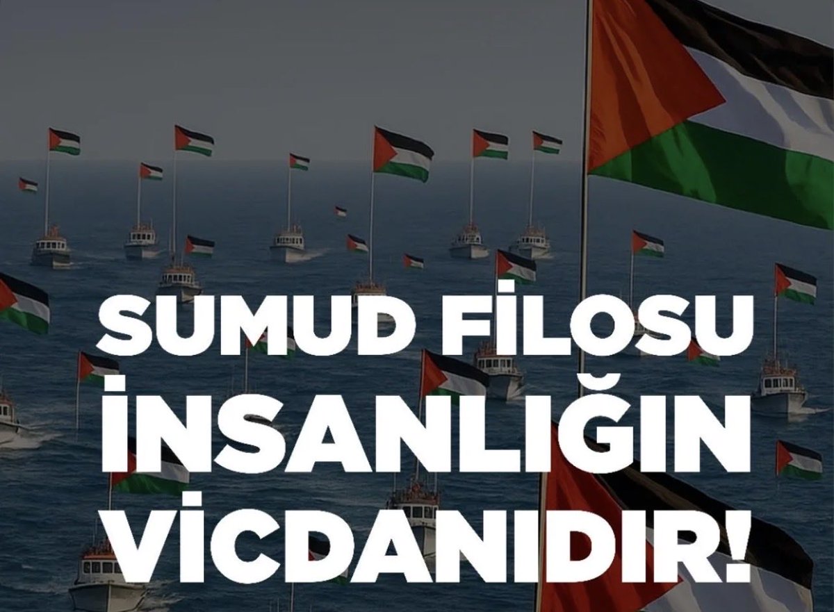🌍🚢
Sumud Filosu, adaletin ve insanlığın ortak sesi, vicdanın denizdeki yansımasıdır.
Filistin halkının özgürlük mücadelesine destek olmak, yalnızca onların değil tüm insanlığın sorumluluğudur.

#SumudFilosu #Filistin #Özgürlük #Adalet