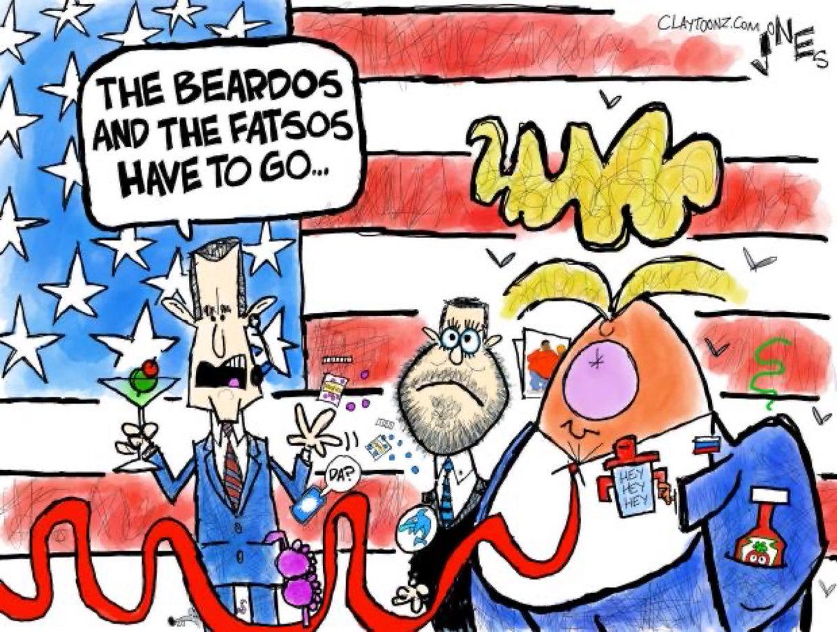 chunterkap's tweet photo. The #Beardos &amp; #Fatsos- Have Got to Go!

#VancingQueen ♥️’s #FatNero

@claytoonz https://t.co/dBDhdlT4J0